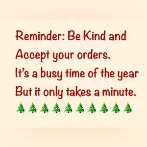 Reminder~ Thank you!